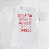 Unisex Dim Sum Express Retro Graphic Tees