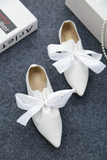Toledo Ruffle Bow Tie Moccasin Loafers
