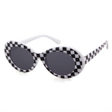 Retro Oval Acetate Sunglasses