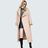 Nadine Front Pocket & Funnel Neck Cocoon Trench Coat - 2 Colors