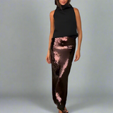 Devora Mermaid Sequin Maxi Pencil Skirt