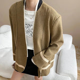 Jules Sporty Stripe Woolen Knit Blazer