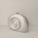 Shella Snail Shape Acrylic Box Clutches