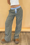 Susie Casual Plaid Boxer Pants