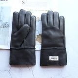 Sheepskin Shearling Wool Fur Gloves 