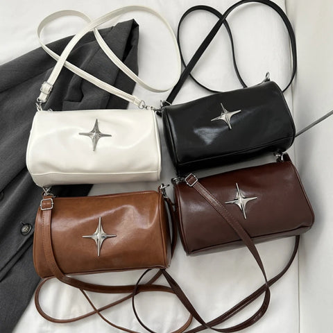 Faith Starlight Vintage Faux Leather Shoulder Bag