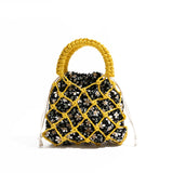 Alfe Spring Floral Print Mini Net Bag
