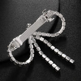 Jumbo Crystal Bow Tie Hair Pin