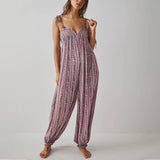 Shona Empire Spaghetti Strap Babydoll Jumpsuits