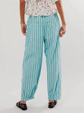 Herin Striped Print Harem Boxer Trousers