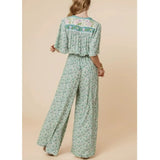 Sofia Bohemian Paisley Prints Jumpsuit