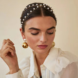 Anne Double Layer Pearl Headband