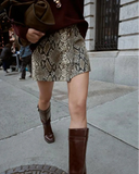 Manon Asymmetrical Wrap Mini Skirt