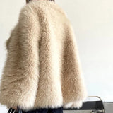 Maurel Shaggy Faux Fur Jacket Coat