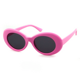 Retro Oval Acetate Sunglasses