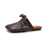 Mariza Square Toe Mule Slippers