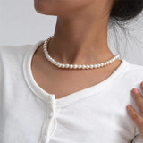 Mona Classic Pearl Chokers Necklaces