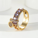 Juniper Luxe CZ Rhinestone Charm Rings