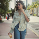 Basic Casual Pinstripe Shirts