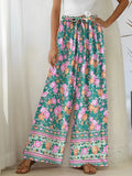 Vianca Bohemian Floral Flowy Pants