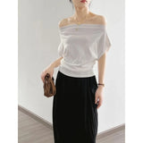 Maxim Off the Shoulder Boat Neck Top