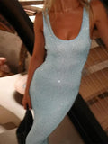 Silvia Sequin Bodycon Maxi Dress