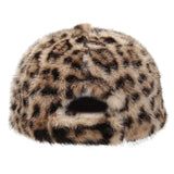 Asha Leopard Faux-Fur Baseball Cap