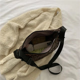 Frida Metallic Quilted Nylon Hobo Bags