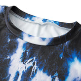 Izara Two-Piece Prints Casual Tee and Pants Set