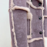 Maeve Faux Fur Shearling Patchwork Coats