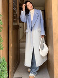 Karina Ombre Woolen Maxi Coat