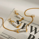 Chic Cowboy Boots Necklace and Earrings