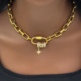 Koti Chunky Chain Choker Necklace