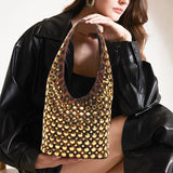 Oksana Studded Metallic Mini Bags