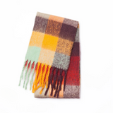 Lilith Plaid Cashmere Wool Scarves