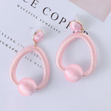 Molly Geometry Statement Drop Earrings