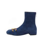 Filipa Horsebit Suede Ankle Boots