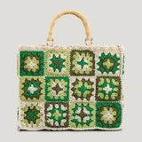 Bahar Bohemian Crochet Tote Bag