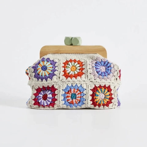 Lily Crochet Bohemian Coin Clutch