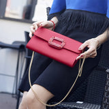 Elvie Elegant Satin Envelope Evening Clutch