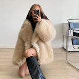 Maurel Shaggy Faux Fur Jacket Coat