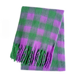 Lilith Plaid Cashmere Wool Scarves