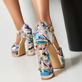Wilma Embellished Platform Sandals
