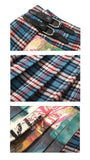 Luzia Graffiti Plaid Wrap Skirt