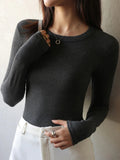 Basic Slim Long Sleeve Tees