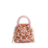 Alfe Spring Floral Print Mini Net Bag