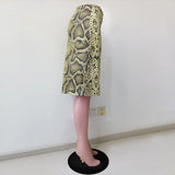 Teomi Snakeskin Print Pencil Skirts