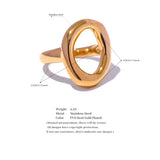 Elya Chunky Circle Ring