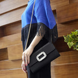 Elvie Elegant Satin Envelope Evening Clutch