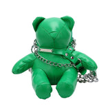 Roisin Cute Faux Leather Teddybear Bag